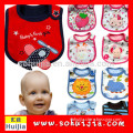 Multi-styles animal designs embroidery baby bibs